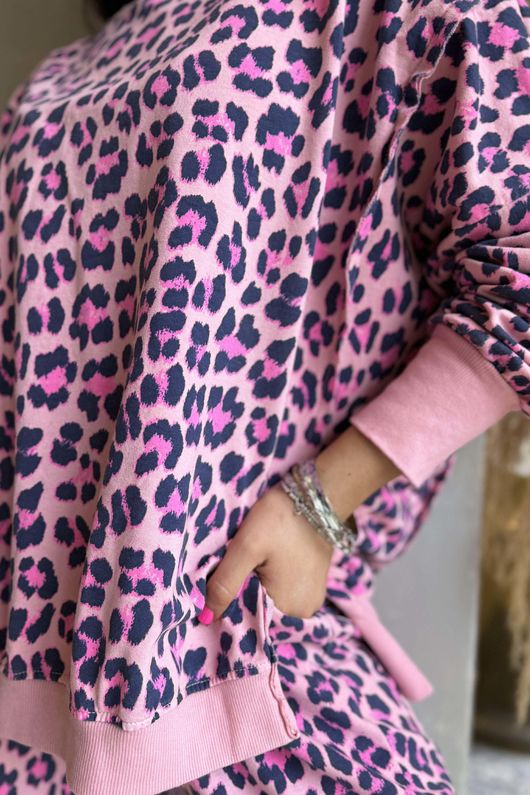 Lagen Zanzibar Chill Sweatshirt Candy & Navy